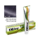 رنگ مو قهوه‌ای روشن دودی خالص الیو شماره 51C.5/111 سری Pure Smoky حجم 100 میلی‌لیتر