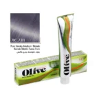 رنگ مو بلوند متوسط دودی خالص الیو شماره 71C.7/111 سری Pure Smoky حجم 100 میلی‌لیتر