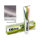 رنگ مو بلوند روشن خاکستری گرم الیو شماره 8A.8/2 سری Warm Ash حجم 100 میلی‌لیتر